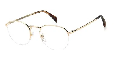 David Beckham Db 1087 3ce Men's Glasses Gold Size 50 - Free Lenses - Blue Light Block Available
