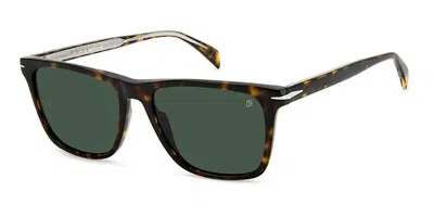 David Beckham Db 1092/s 086/qt Men's Sunglasses Tortoiseshell Size 55 In Brown