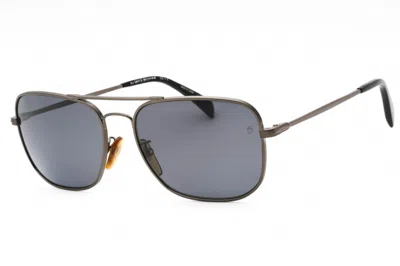 David Beckham Db 1093/s 0kj1 M9 Dark Ruthenium/grey Polarized In Neutral