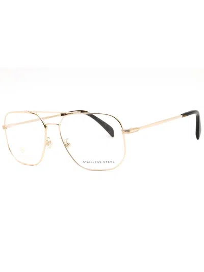 David Beckham Db 1096 Metal Oval Men's Eyeglasses In Orange
