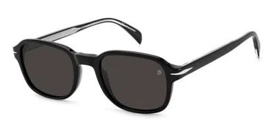 David Beckham Db 1100/s 807/ir Men's Sunglasses Black Size 51 In Pink