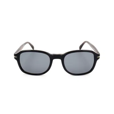 David Beckham Db 1100/s Rounded Square Frame Sunglasses In Blue
