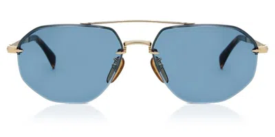 David Beckham Db 1101/g/s Asian Fit J5g/mt Men's Sunglasses Gold Size 61