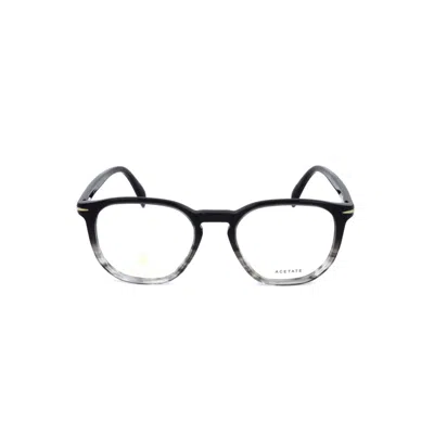 David Beckham Db 1106 Rounded Square Frame Sunglasses In Gray