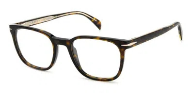 David Beckham Db 1107 086 Men's Glasses Tortoiseshell Size 52 - Free Lenses - Blue Light Block Available In Brown