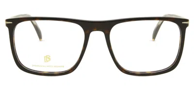 David Beckham Db 1108 Men's Glasses, Tortoiseshell, Size 55 In Brown