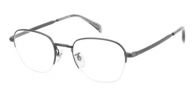 David Beckham Db 1109/g Asian Fit V81 Men's Glasses Black Size 52 - Free Lenses - Blue Light Block Available In Dark Ruthenium Silver