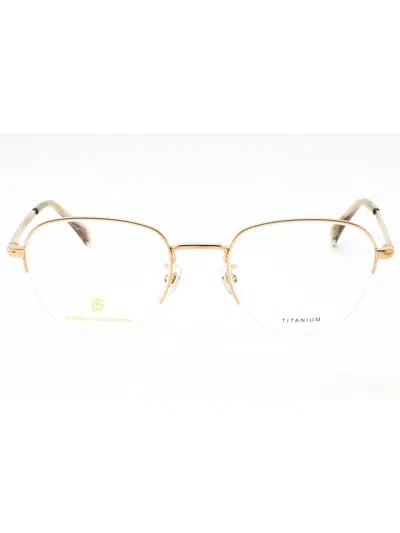 David Beckham Db 1109/g Eyeglasses In Gold/clear Demo Lens