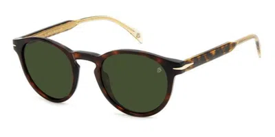 David Beckham Db 1111/s 086/qt Men's Sunglasses Tortoiseshell Size 50 In Brown