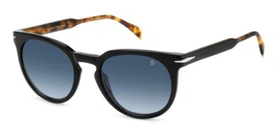 David Beckham Db 1112/s Wr7/08 Men's Sunglasses Black Size 52