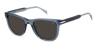 David Beckham Db 1113/s Pjp/ir Men's Sunglasses Blue Size 52