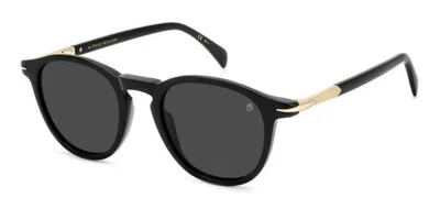 David Beckham Db 1114/s 2m2/ir Men's Sunglasses Black Size 49