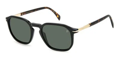 David Beckham Db 1115/s Wr7/o7 Men's Sunglasses Black Size 52 In Blue