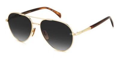 David Beckham Db 1118/g/s T5u/9o Men's Sunglasses Gold Size 59