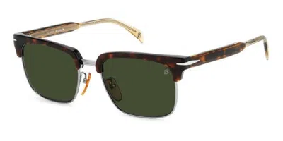David Beckham Db 1119/g/s Asian Fit 3ma/qt Men's Sunglasses Tortoiseshell Size 55