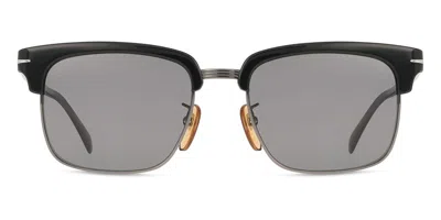 David Beckham Db 1119/g/s Asian Fit Ans/m9 Men's Sunglasses Black Size 55