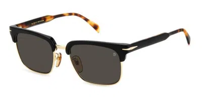David Beckham Db 1119/g/s Asian Fit Xwy/ir Men's Sunglasses Black Size 55