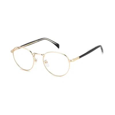 David Beckham Db 1127 Mini Gold/black Eyeglasses