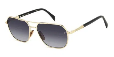 David Beckham Db 1128/g/s Rhl/9o Men's Sunglasses Gold Size 59
