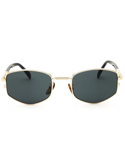 David Beckham Db 1129/s Sunglasses In Gold/grey