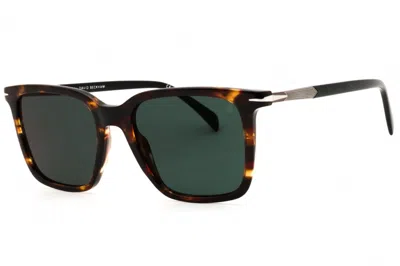 David Beckham Db 1130/s 0ex4 Mt Brown Horn/green Mirror