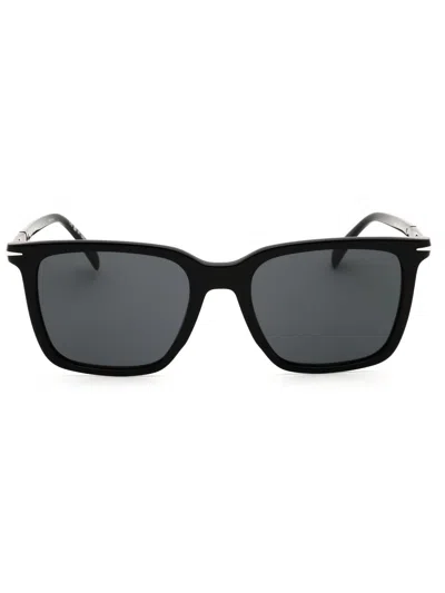 David Beckham Db 1130/s Sunglasses In 0ans Ir - Blk Dk Ruthenium/grey