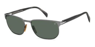 David Beckham Db 1131/s R80/qt Men's Sunglasses Silver Size 59