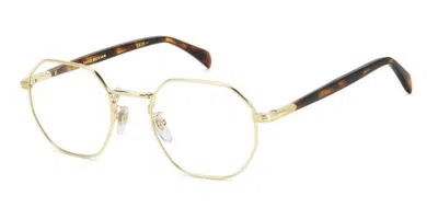 David Beckham Db 1133 T5u Men's Glasses Gold Size 50 - Free Lenses - Blue Light Block Available