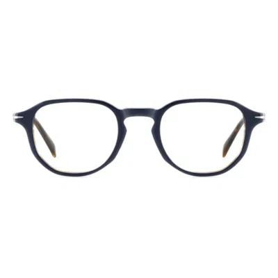 David Beckham Db 1140 Rounded Rectangular Eyeglasses In Orange