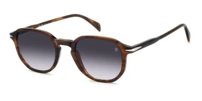 David Beckham Db 1140/s Ex4/dg Occhiali Da Sole Marroni Per Uomo In Brown