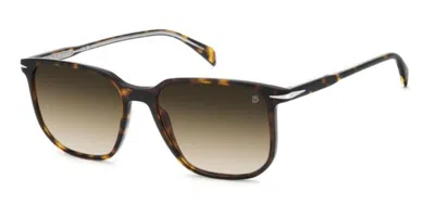 David Beckham Db 1141/s 086/n4 Occhiali Da Sole Tartarugatishell Per Uomo In Brown