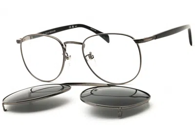 David Beckham Db 1144/cs 0kj1 M9 Dark Ruthenium/grey Polarized In Gray