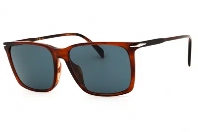 David Beckham Db 1145/g/s 0ex4 Ku Brown Horn/blue In Orange