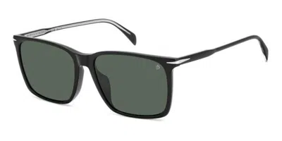 David Beckham Db 1145/g/s Asian Fit Polarized 807/uc Men's Sunglasses Black Size 58