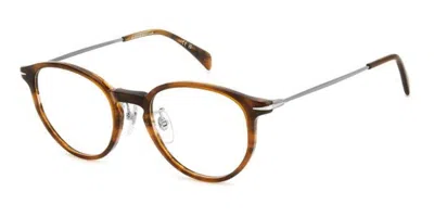 David Beckham Db 1149/g Asian Fit Men's Glasses, Brown, Size 49