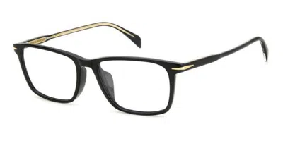 David Beckham Db 1154/f Asian Fit 807 Men's Glasses Black Size 54 - Free Lenses - Blue Light Block Available
