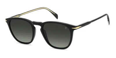 David Beckham Db 1160/s Polarized 807/lb Occhiali Da Sole Neri Per Uomo In Black