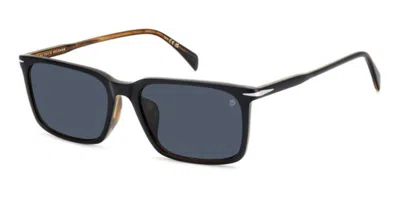 David Beckham Db 1163/f/s Asian Fit 05k/ku Men's Sunglasses Black Size 58