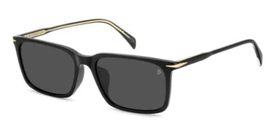 David Beckham Db 1163/f/s Asian Fit 807/ir Men's Sunglasses Black Size 58
