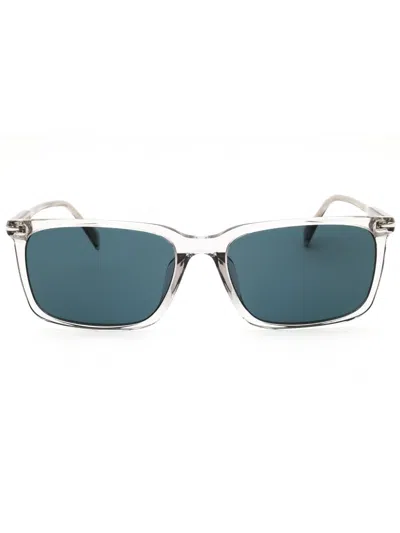 David Beckham Db 1163/f/s Mini Rectangular Sunglasses In Blue
