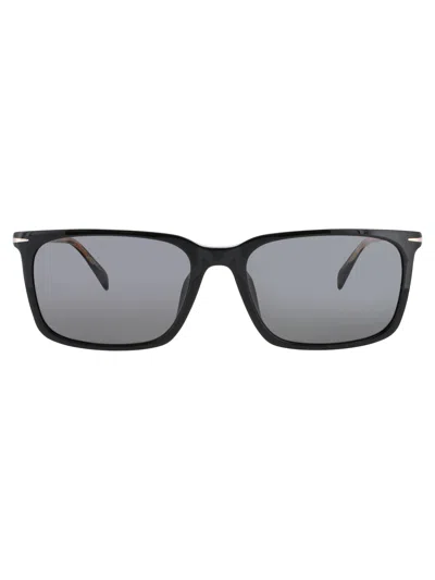 David Beckham Db 1163/f/s Sunglasses In Black - Smoke