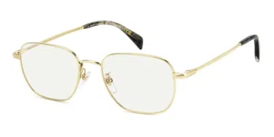 David Beckham Db 1168/f Asian Fit J5g/2y Men's Glasses Gold Size 52 - Free Lenses - Blue Light Block Available