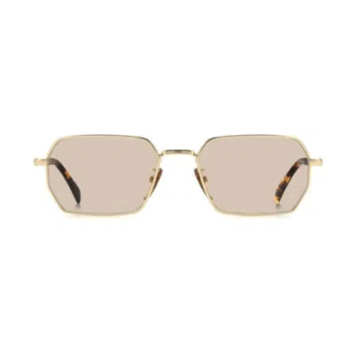 David Beckham Db 1174/s Geometric Hexagonal Sunglasses In Brown