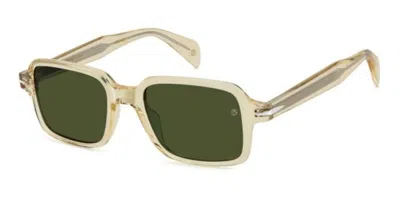 David Beckham Db 1179/s 40g/qt Men's Sunglasses Yellow Size 51 In Gold