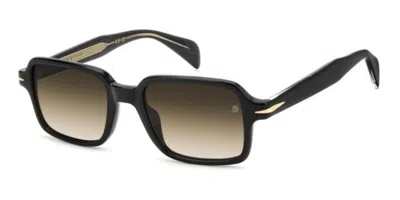 David Beckham Db 1179/s 807/n4 Occhiali Da Sole Neri Per Uomo In Black