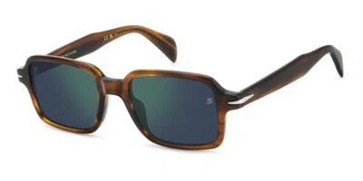 David Beckham Db 1179/s Ex4/mt Men's Sunglasses Brown Size 51