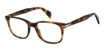 David Beckham Db 1184 Men's Glasses, Tortoiseshell, Size 50 In Brown