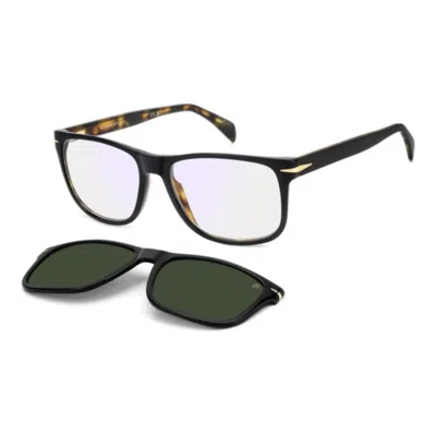 David Beckham Db 1188/c Rectangular Acetate Eyewear Set In Green