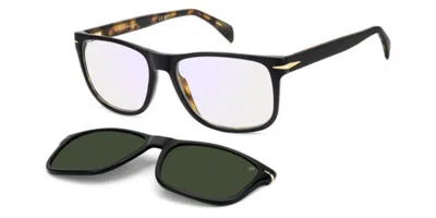 David Beckham Db 1188/c With Clip-on Men's Glasses, Black, Size 57