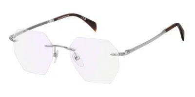 David Beckham Db 1189 Men's Glasses, Silver, Size 49